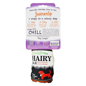 Doggijuana Get The Pawty Started Hairy Ale Refillable Juananip Dog Toy