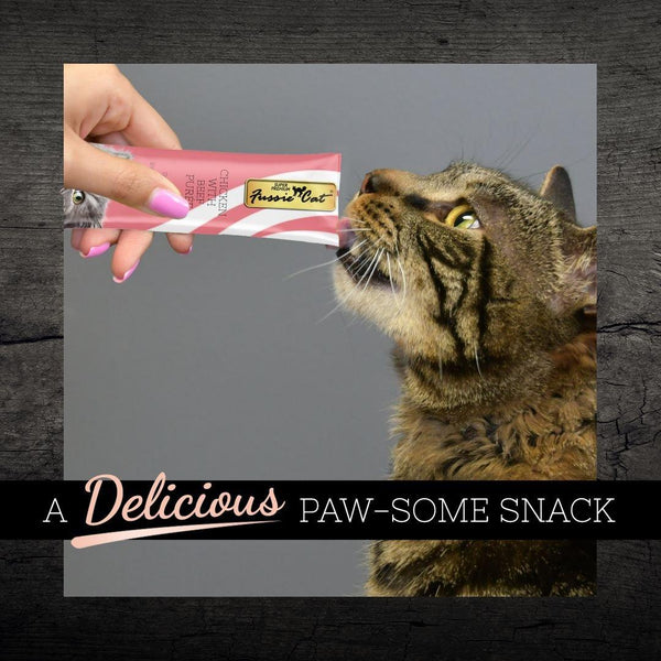 Fussie Cat Chicken with Beef Puree Cat Treats
