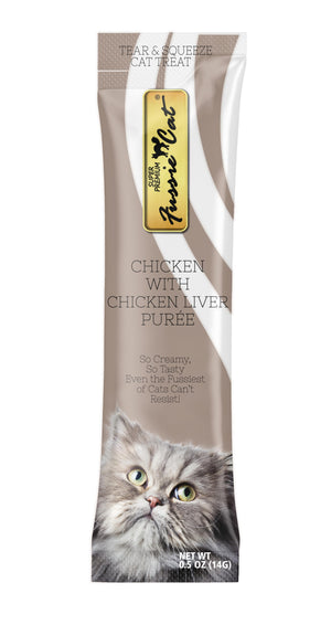 Fussie Cat Chicken with Liver Puree Cat Treats
