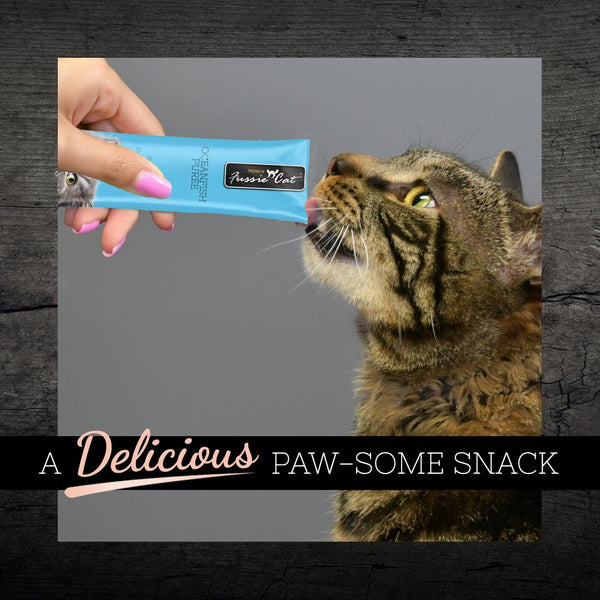 Fussie Cat Oceanfish Puree Cat Treats