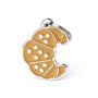 MyFamily Food Croissant Pet ID Tag, Medium