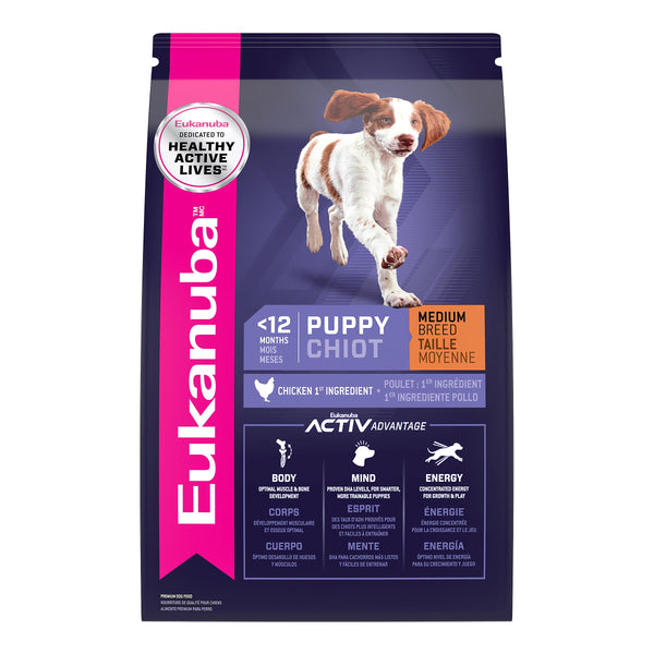 Eukanuba Puppy Medium Breed Chicken 1st Ingredient Dry Dog Food