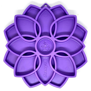 SodaPup eTray Plateau d'enrichissement Mandala Mangeoire lente pour chien, Violet