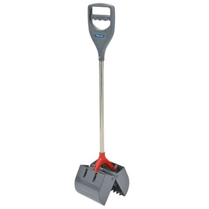 Petmate Clean Response Claw Dog Pooper Scooper, Gray/Orange