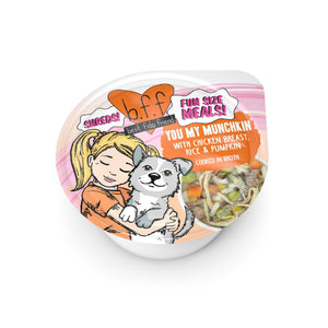 BFF Fun Size Meals You My Munchkin avec blanc de poulet, riz et citrouille repas humide pour chien