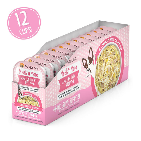 Weruva Meals 'n More Recette Amazon Livin' Plus dans soupe à la citrouille repas humide pour chien