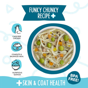 Weruva Meals 'n More Recette Funky Chunky Plus dans sauce repas humide pour chien