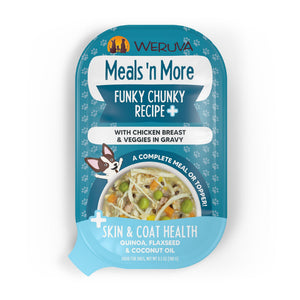 Weruva Meals 'n More Recette Funky Chunky Plus dans sauce repas humide pour chien