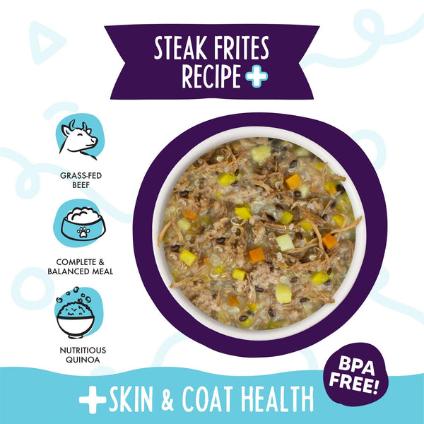Weruva Repas 'n More Recette Steak Frites Plus en sauce Pâtée pour chiens