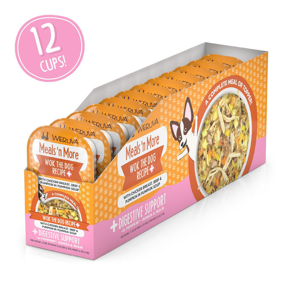 Weruva Repas 'n More Recette Wok The Dog Plus en soupe de citrouille Pâtée pour chiens
