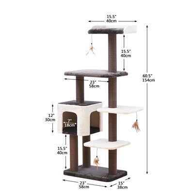 PetPals Arbre à chats Midnight Molly 5 niveaux