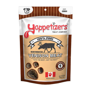 Yappetizers Venison Meat Dog Treats