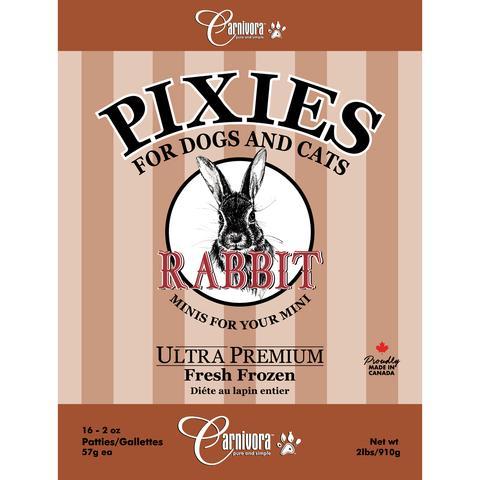 Carnivora Pixie's Régime au lapin pour chiens et chats