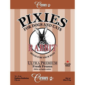 Carnivora Pixie's Régime au lapin pour chiens et chats