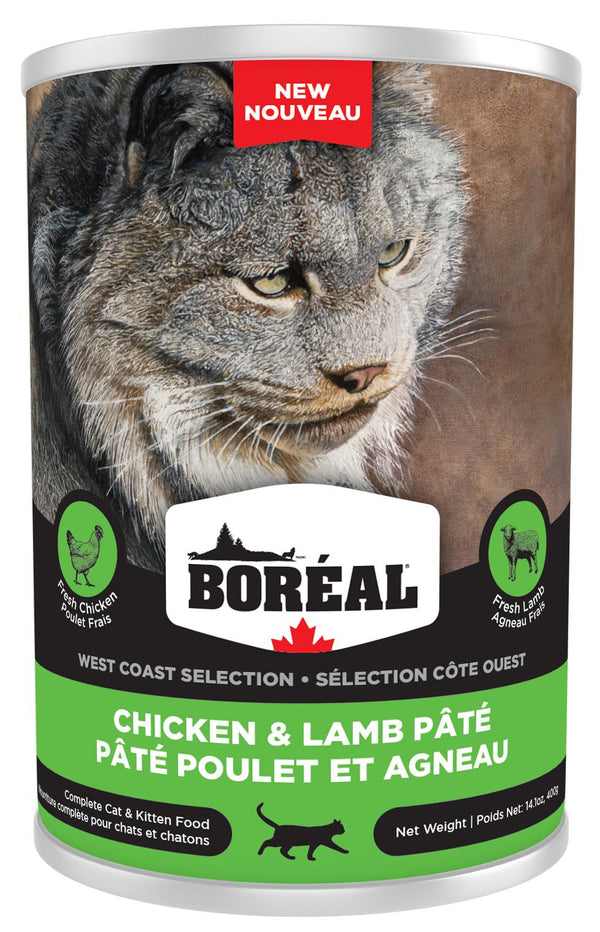 Boreal West Coast Selection Pâté Poulet & Agneau Nourriture humide pour chats
