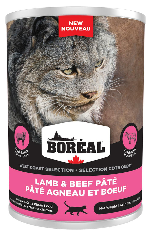 Boreal West Coast Selection Pâté Agneau & Bœuf Nourriture humide pour chats