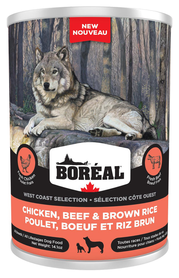 Boreal West Coast Selection Chicken, Beef & Brown Rice Wet Dog Food