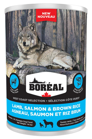 Boreal West Coast Selection Lamb, Salmon & Brown Rice Wet Dog Food