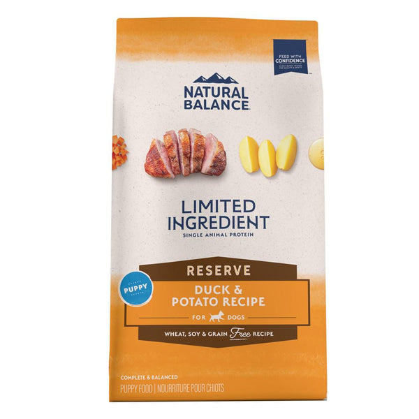 Natural Balance Limited Ingredient Reserve Duck & Potato Recipe Puppy Grain-Free Dry Dog Food