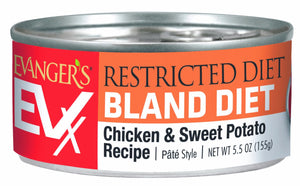 Evanger's EVX Restricted Diet Bland Diet Chicken & Sweet Potato Wet Cat Food Can