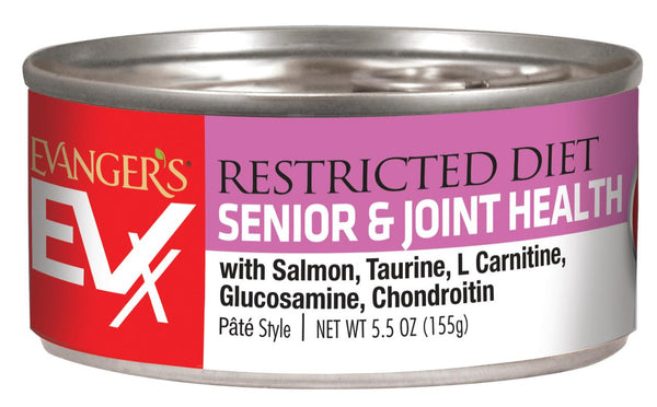 Evanger's EVX Restricted Diet Senior & Joint Health Wet Cat Food Can