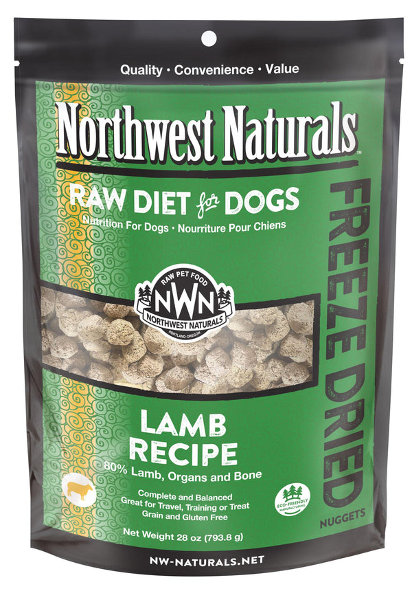 Northwest Naturals Raw Diet Lamb Nuggets Freeze-Dried Dog Food