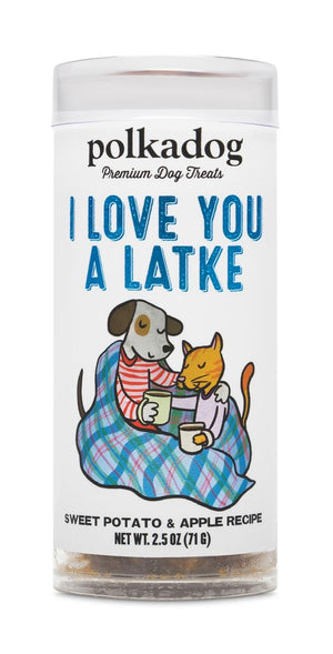 Polkadog I Love You A Latke Sweet Potato & Apple Dog Treats