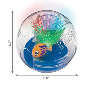 KONG Bat-A-Bout Glow Aquarium Jouet pour chat