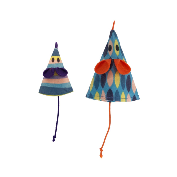 KONG Bat-A-Bout Vibez Mouse Lot de 2 jouets pour chat