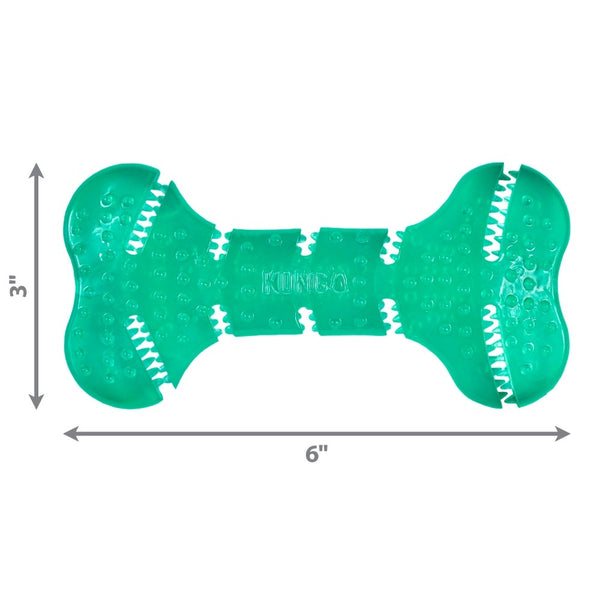 KONG Squeezz Dental Bone Dog Toy
