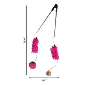 KONG Teaser Tweezerz Jouet pour chat, assorti