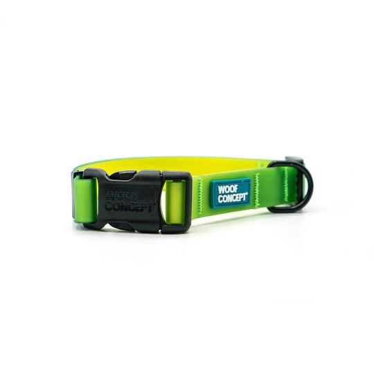 Woof Concept Waterproof Dog Collar, Lime Margarita