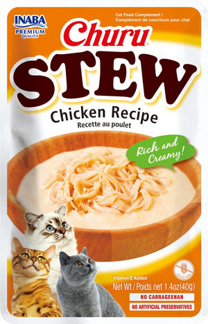 INABA Churu Stew Chicken Recipe Cat Food Topper