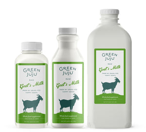 Green JuJu Raw Goat's Milk Whole Food Supplement for Dogs & Cats