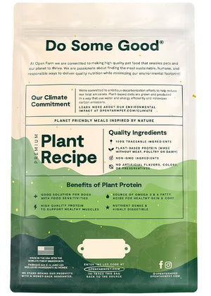 Open Farm Kind Earth Plant Recipe Dry Dog Food