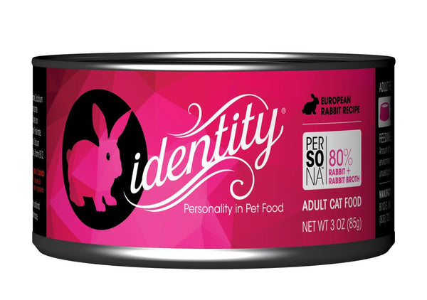 Identity Persona Recette 80% Lapin Européen Nourriture humide pour chats