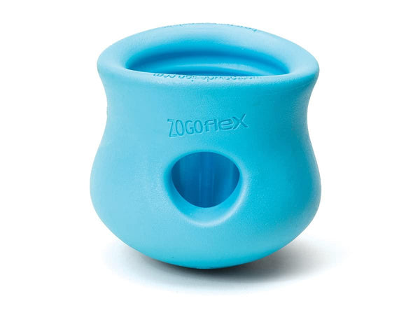 West Paw Zogoflex Toppl Jouet pour chien, Aqua Blue
