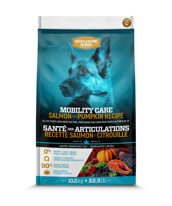 Wholesome Blend Mobility Care Salmon & Pumpkin Large Breed Dry Dog Food