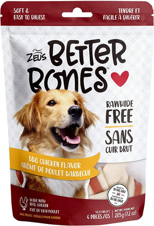 Zeus Better Bones BBQ Chicken Flavor Dog Treats