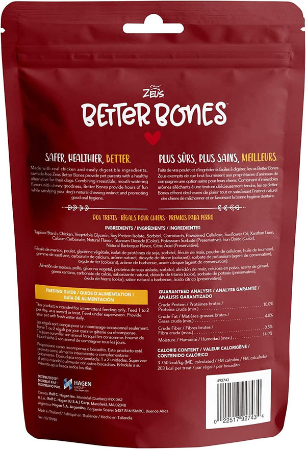 Zeus Better Bones BBQ Chicken Flavor Dog Treats