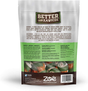 Zoe Better than Rawhide Bones Mint Flavor Dog Treats, Mini