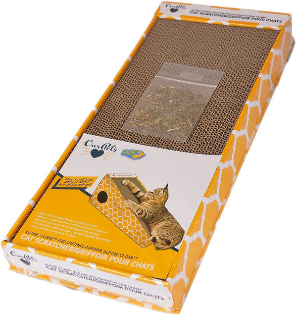 OurPets Alpine Climb Cat Scratcher, Color Varies