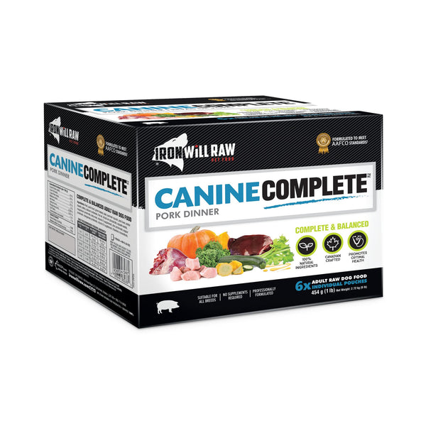 Iron Will Raw Canine Complete Pork Dinner Frozen Dog Food