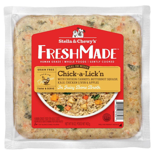Stella & Chewy's FreshMade Chick-a-Lick'n Dîner doucement cuit Nourriture congelée pour chien
