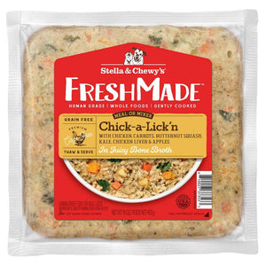 Stella & Chewy's FreshMade Chick-a-Lick'n Dîner doucement cuit Nourriture congelée pour chien