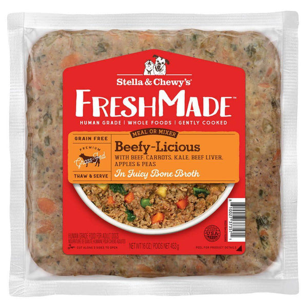 Stella & Chewy's FreshMade Beefy-Licious Dîner doucement cuit Nourriture congelée pour chien