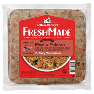 Stella & Chewy's FreshMade Meat-a-Palooza Dîner doucement cuit Nourriture congelée pour chien