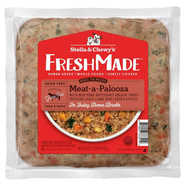 Stella & Chewy's FreshMade Meat-a-Palooza Dîner doucement cuit Nourriture congelée pour chien