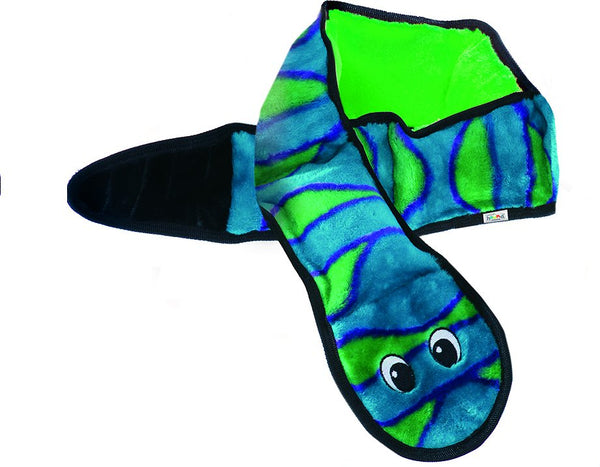 Outward Hound Invincibles Snakes Squeak Dog Toy, Color Varies