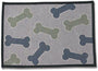 PetRageous Kool Bones Tapestry Pet Mat, Aqua/Gray